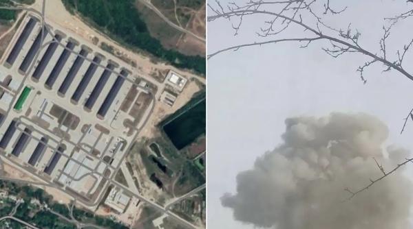 Un atac cu dronă zguduie bază militară rusă din Crimeea: Ţinta a fost un important depozit de muniții