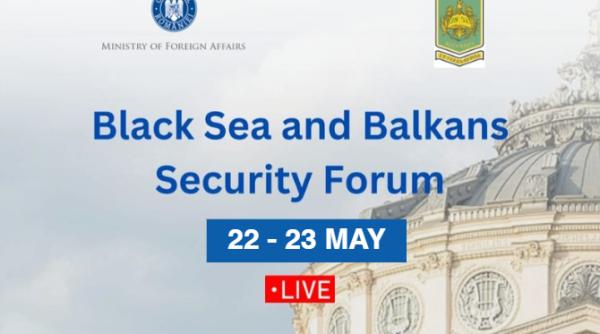 Începe „Black Sea and Balkans Security Forum”, cel mai mare eveniment dedicat securității din regiune. DefenseRomania, partener NSC