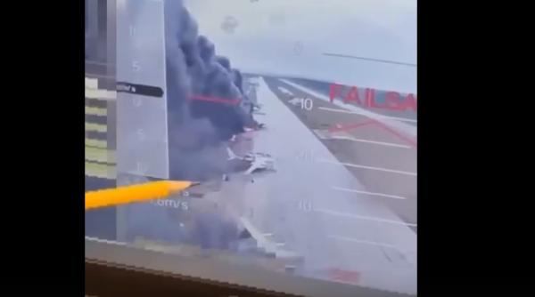 Dezastru istoric pentru Forțele Aeriene rusești (Video). Ucraina a lovit 4 aerodromuri; zeci de bombardiere strategice rusești au fost afectate