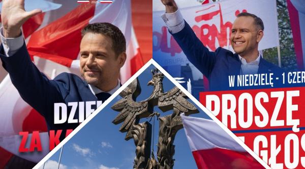 Primarul liberal al Varșoviei Trzaskowski sau conservatorul Nawrocki? Polonezii decid azi viitorul președinte