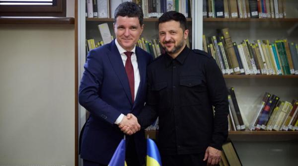 Zelenski: Ucraina poate conta pe sprijinul continuu al României. Îi mulțumesc lui Nicușor Dan, România rămâne alături de noi