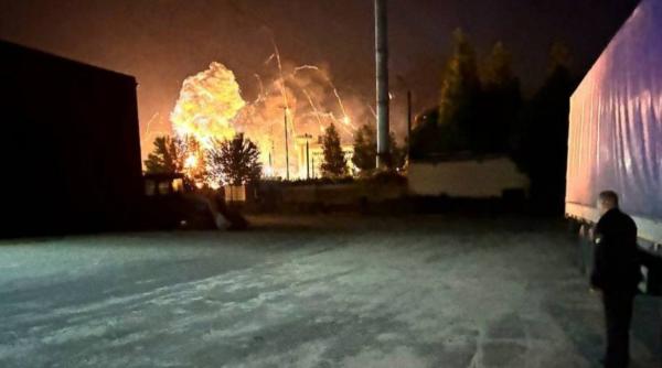 Atac masiv asupra aeroportului din Briansk, Rusia (Foto/Video): Rezultatul, explozii puternice și distrugerea aviației de transport militar  