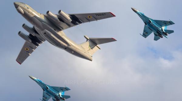 Bombe JDAM-ER livrate de peste Prut? De ce pentru prima dată de la începutul invaziei ruse, într-un zbor misterios, un avion Il-76 al Ucrainei a survolat vestul țării