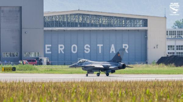 Bacăul se mișcă bine: Un nou F-16, livrat cu succes după mentenanță. Aerostar poate lucra la 6 avioane F-16 simultan și vine cu o veste bună din 2026