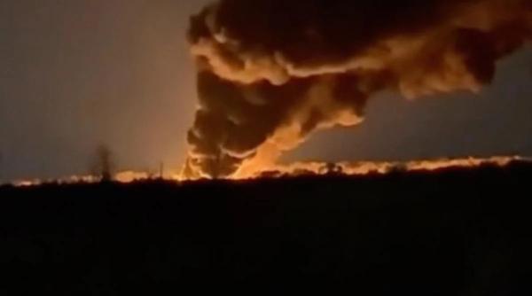 Dronele și rachetele rusești au lovit estul Ucrainei / Rafinăria din regiunea rusă Riazan și un depozit de petrol din Luhansk, atacate cu drone 