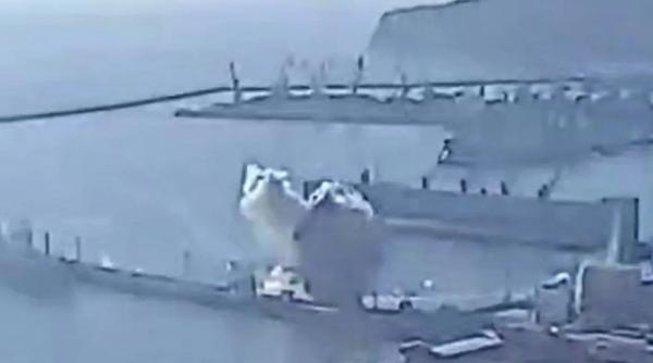 Războiul dronelor la Marea Neagră: Ucrainenii au efectuat un atac strategic cu drone navale, menit să paralizeze infrastructura logistică a Rusiei (FOTO/VIDEO)