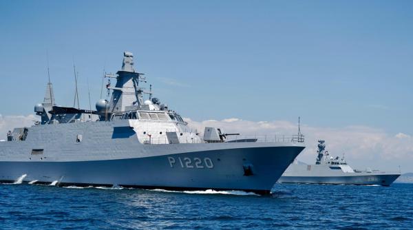 Prima navă nouă pe care România o achiziționează în 35 de ani: Corveta TCG Akhisar. Turcii, pregătiți să vină să continue construcția în țară