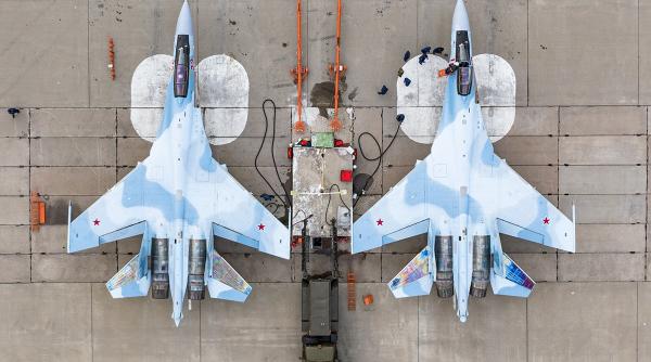 Rusia mizează pe Su-35, generația a 4++, folosit intens și în Ucraina livrând un nou lot. Numărul de Su-35 doborâte de ucraineni