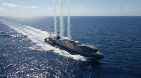 Noua armă enigmatică a Chinei: O navă de luptă semi-submersibilă și fără echipaj ce ar putea schimba paradigma războiului naval