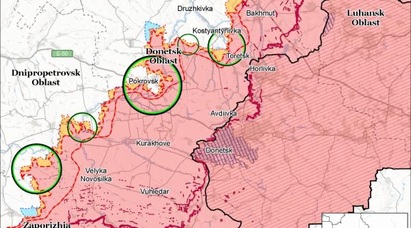 Rusia anunță că forțele sale de ocupație avansează în interiorul orașului ucrainean Pokrovsk