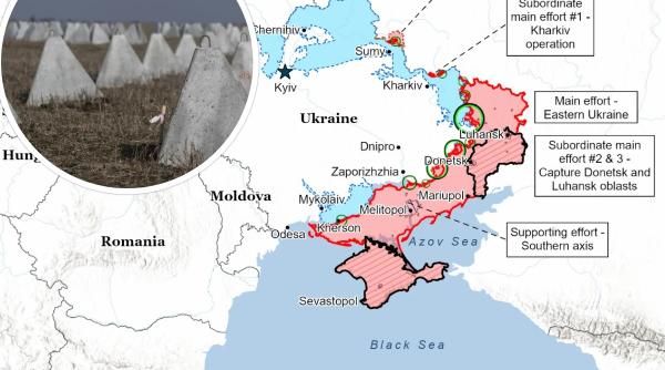 Rușii au încercat mai multe străpungeri în sudul Ucrainei. Zaporojie, frontul unde rușii încearcă să avanseze câțiva kilometri