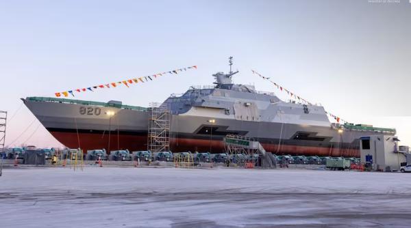 Arabia Saudită lansează prima navă de luptă, construită după modelul navelor americane Freedom-class LCS