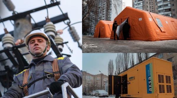 Iarna cea lungă pentru Ucraina. Guvernul de la Kiev a anunțat că nu mai are nicio centrală electrică complet funcțională