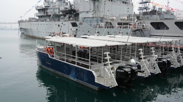 Până la corvete și fregate avem șalupe. În dotarea României au intrat trei șalupe rapide de intervenție