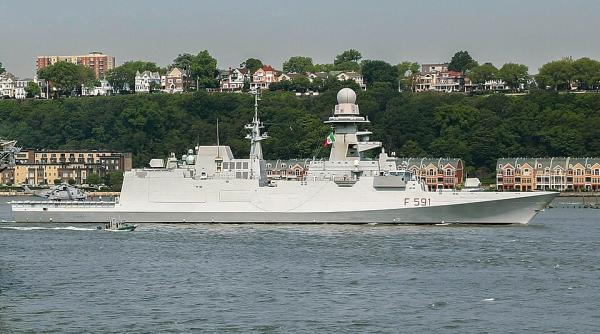 NATO se ține scai de navele ruse din Mediterană: Fregata italiană ITS Virginio Fasan a monitorizat activitatea unui submarin și a unui distrugător