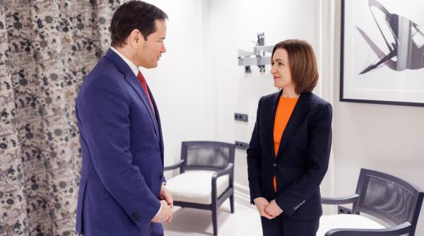 Maia Sandu a avut o întrevedere la Munchen cu Marco Rubio la inițiativa părții americane