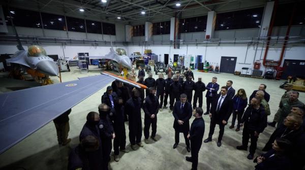 Președintele Volodimir Zelenski a validat la fața locului operaționalizarea centrului de antrenament F-16 de pe teritoriul Romaniei