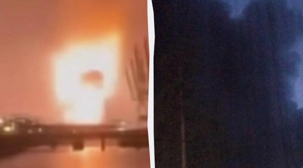 Ucraina a lovit în această noapte cu drone un port petrolier maritim din Leningrad. Rușii confirmă incendii în port