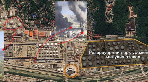 ,,Sancțiuni cinetice'' asupra infrastructurii ruse (VIDEO): Dronele ucrainene distruge capacitatea de rafinare de la Tuapse și forțează evacuarea populației