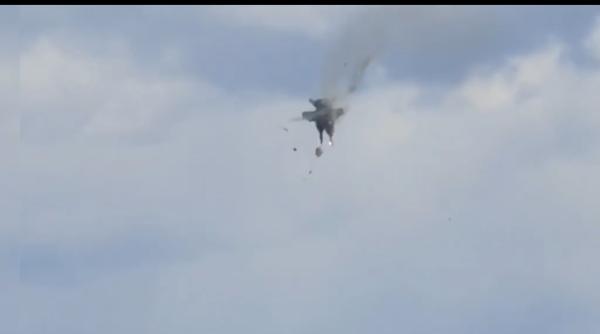 Momentul în care două avioane EA-18G Growler au intrat în coliziune în SUA (Video)