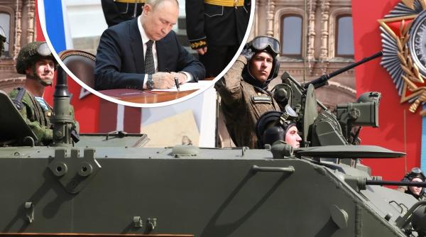 Armata rusă, liber la ”eliberarea” altor țări. Putin promulgă legea care permite intervenția militară pentru a ajuta rușii ”persecutați” în străinătate