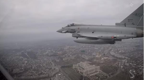 Italia trimite patru avioane Typhoon în România pentru misiuni de Poliție Aeriană