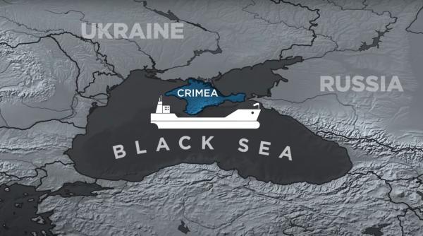 Cinci nave cargo rusești, lovite de drone ucrainene în Marea Azov. "Navele erau implicate în logistica miliară sau în extragerea ilegală de resurse"