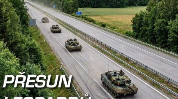 În timp ce Armata cehă scoate Leoparzii pe șosea, România încă se chinuie să facă pod la Voila pentru baza militară Cincu