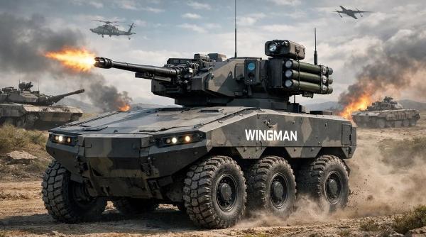 După ce a câștigat contracte de miliarde în România, gigantul Rheinmetall pune un picior în Balcani pentru drone terestre. Wingman, robotul care va lupta alături de tancurile germane
