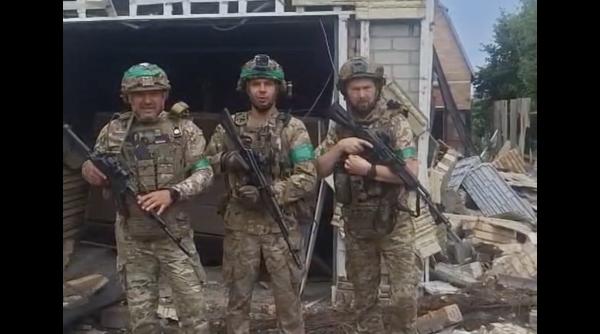 Kostiantinivka e sub controlul Ucrainei, în pofida propagandei Kremlinului (VIDEO). Soldații ucraineni publică înregistrări din oraș