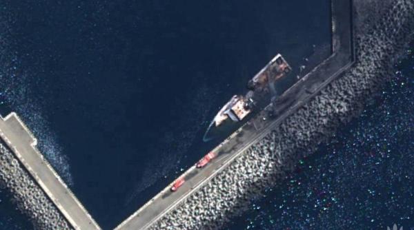 Nava rusă Izumrud a fost scufundată de o dronă Sargan-3000 ucraineană. Exact modelul care a explodat în România în Portul Constanța