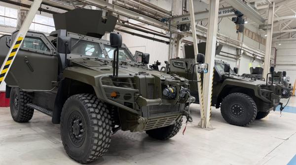 Se poate și ,,made in Romania’’: Primele 12 Cobra II produse în țară au fost deja livrate Armatei. Ritmul de producție la Mediaș: 2 blindate pe zi