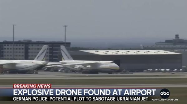 Incidente deosebit de grave în Germania: O dronă cu explozibil, găsită lângă un avion ucrainean, în timp ce un alt avion de marfă care anula aterizarea a lovit o a doua dronă