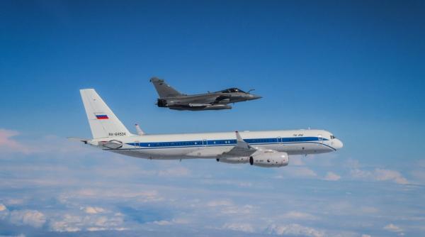 Avioane de vânătoare Rafale au interceptat, deasupra Mării Baltice, un avion care transporta înalți oficiali ai FSB-ului rus deasupra Mării Baltice