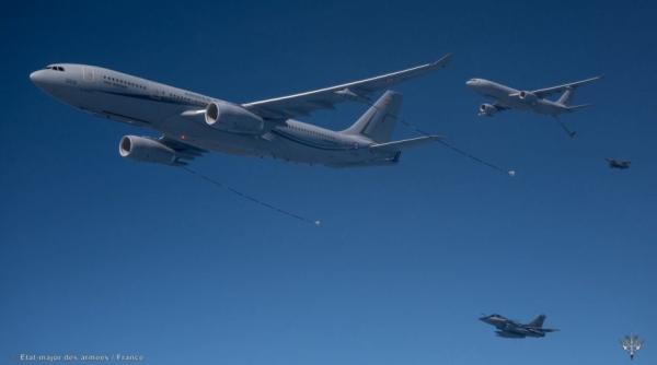 Avioanele NATO patrulează în Marea Neagră: Două Airbus A330 MRTT de realimentare au evoluat, probabil, în sprijinul unor avioane de vânătoare aliate care nu apar pe platformele publice de urmărire