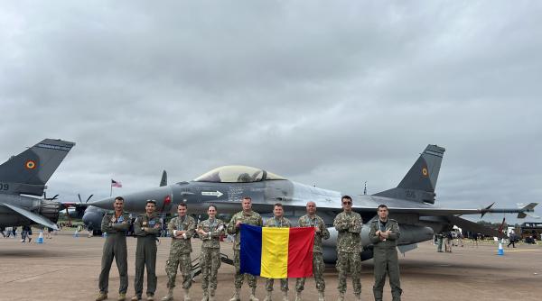 Piloții români de F-16 dețin recordul de drone angajate. Radu Oprea: Cinci drone doborâte deasupra sau proximitatea României, a șasea în spațiul aliat